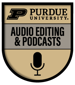 Podcasts and Audio Editing badge